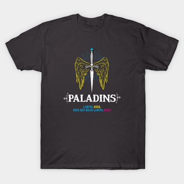 RPG Definition of Paladins T-Shirt by retrochris